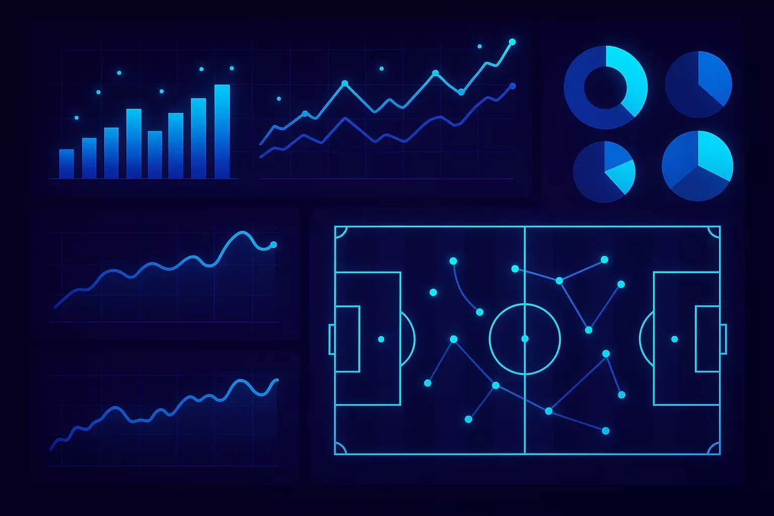 Analisi statistica per scommesse: dashboard con grafici xG e dati sportivi
