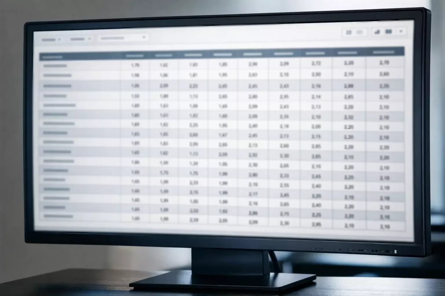 Schermo con tabella di confronto quote sportive