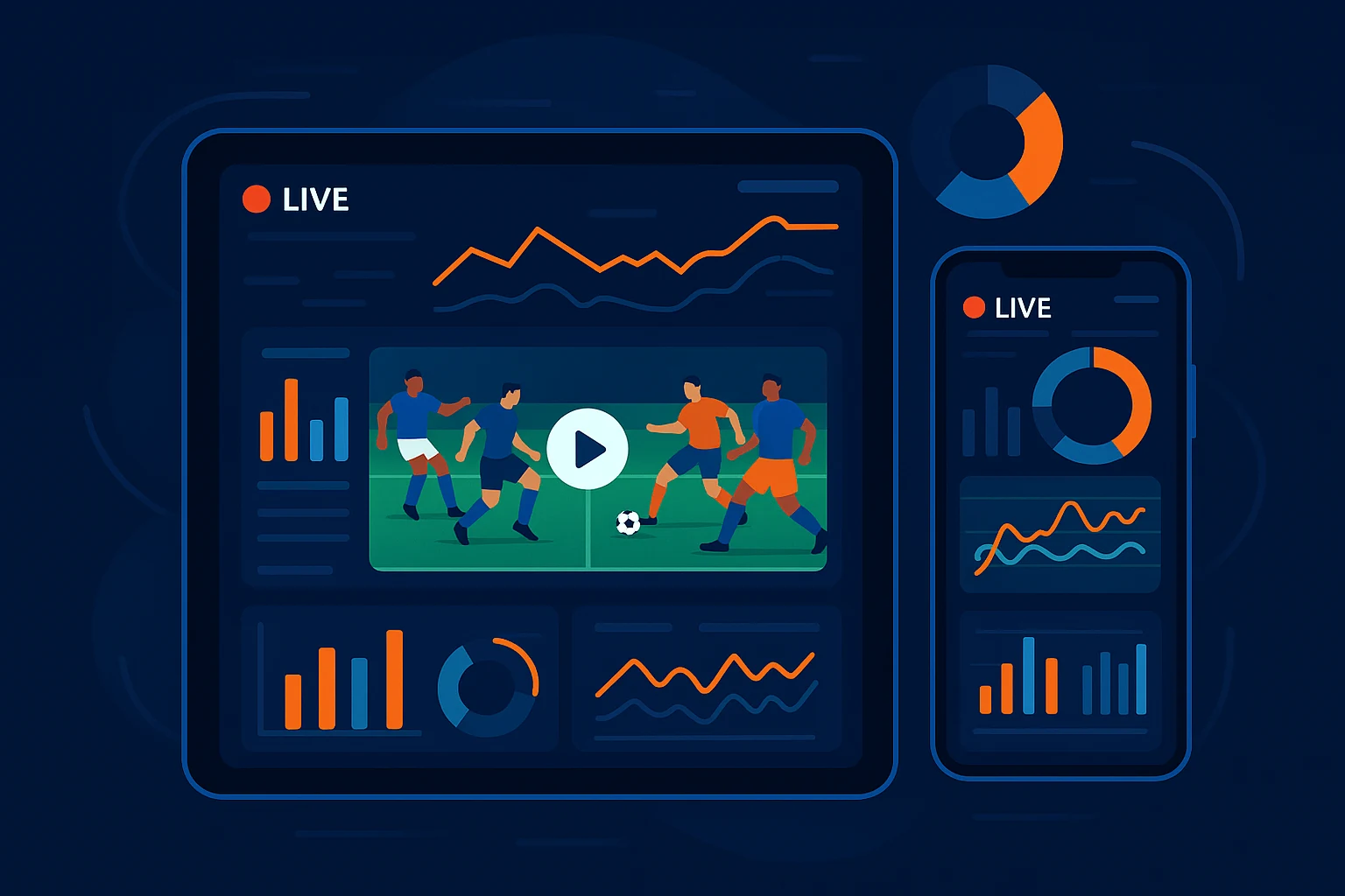Streaming live e statistiche in tempo reale per scommesse sportive